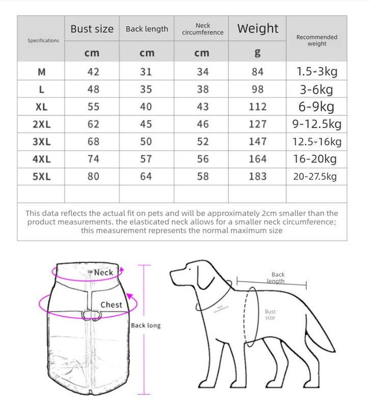 Yellow L Size Dog Clothing — Warm, Thickened Cotton Jacket for Autumn & Winter; Waterproof Pet Vest — Reflective Safety Design, Leash-Compatible