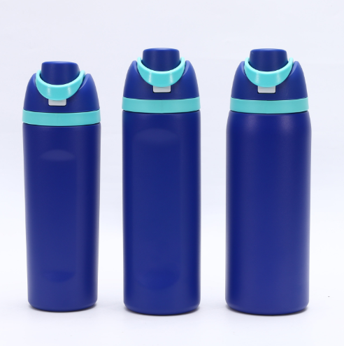 Insulated Stainless Steel Water Bottle ,blue & 24 oz, BPA-Free, for Travel, Sports, Outdoors