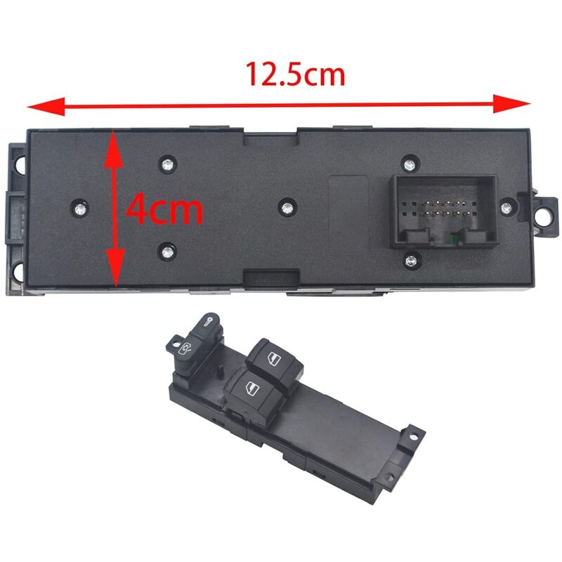 Window Regulator Control Switch Window Button 1J3959857 For Golf 4 Leon Fabia Octavia
