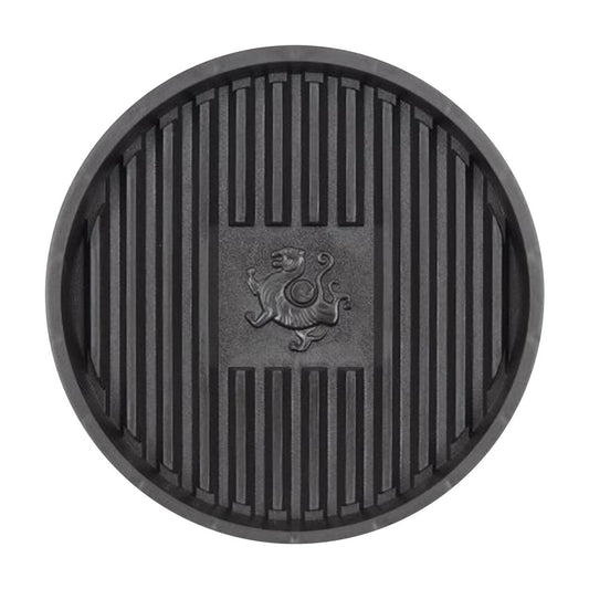 Universal Plunger Tray and Mat,Toilet Plunger Holder with Drip Tray,Quick Air Drying for Bathroom and Kitchen,Thick Plastic Plant Saucer for Indoor Outdoor Potted Plants Black