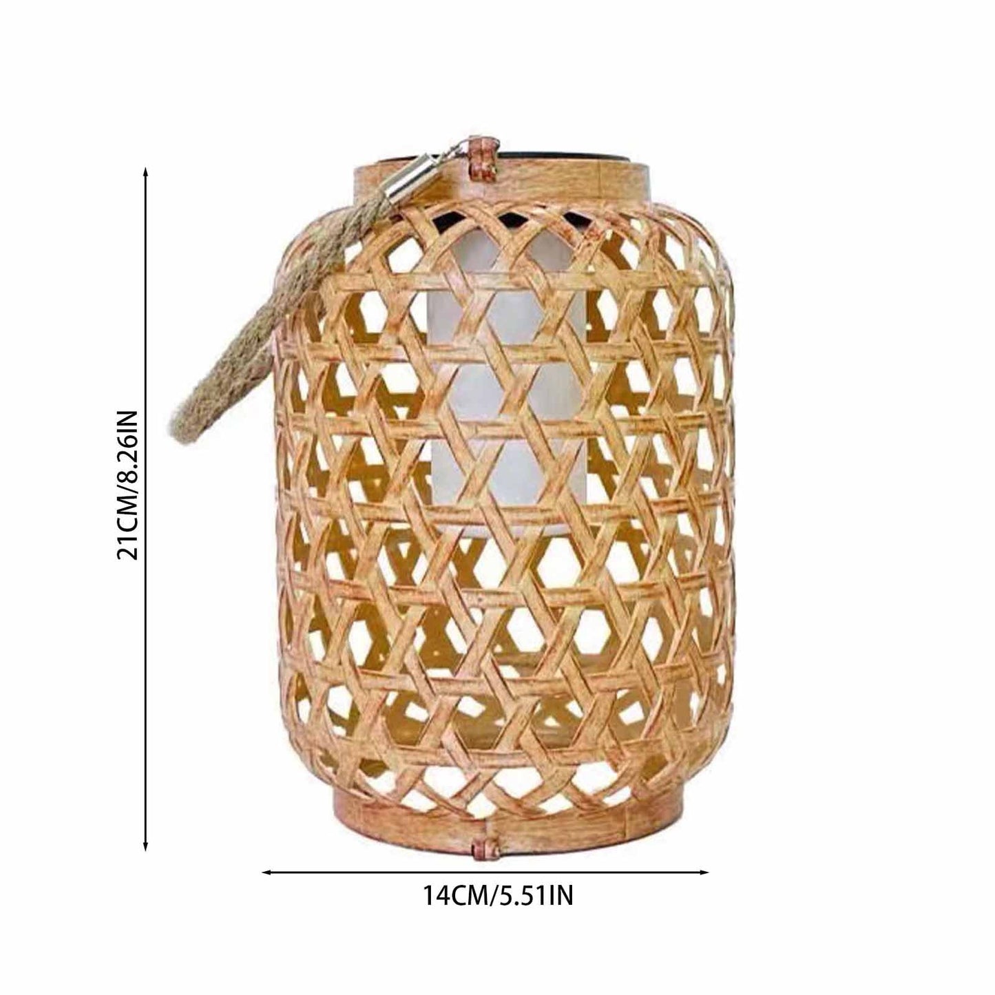 Kdkad Solar Lanterns Outdoor Hanging Lantern Lights, Hollowed-Out Metal Decor Lantern, LED Decorative Garden Light - Delicate Garden Decoration For Patio(1pack)
