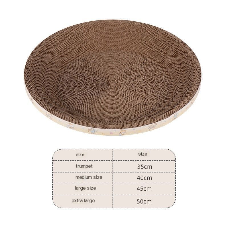 LargeCatScratcher,OvalShape,58x42cm-ThinStyle