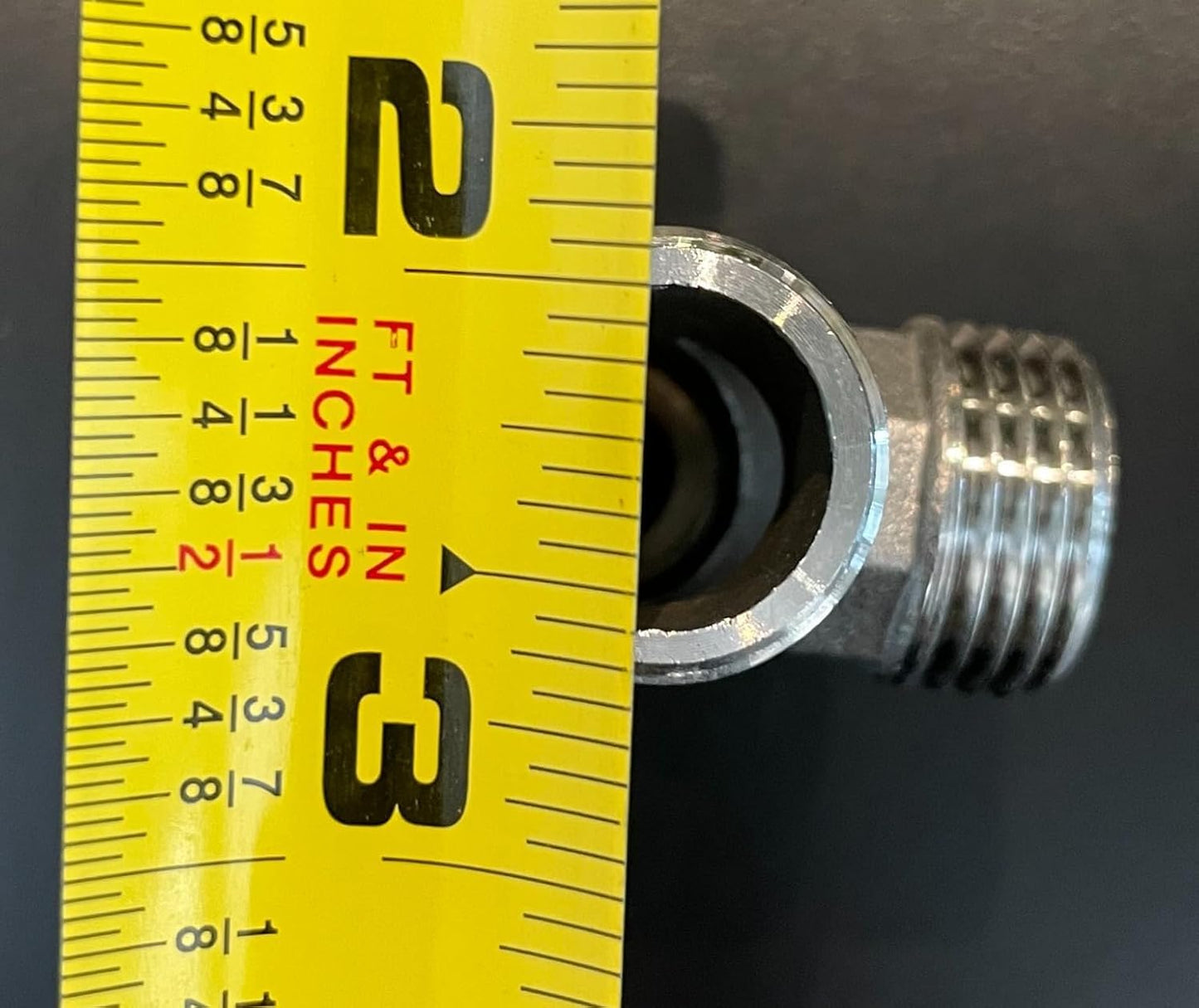 Stainless Steel 1/2" G 3 Way Diverter, Movable Cap Flexible Tee Connector for Angled Valve, Bidet, Sprayer, Shower Arm (All 3 way is 1/2 G threaded!!, Thread ID/OD is 19.8MM/3/4")