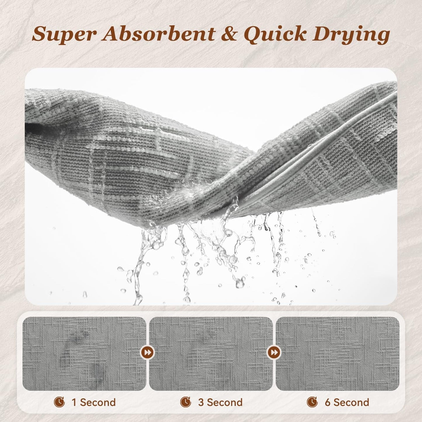 Bath Mat Non Slip Super Absorbent Quick Dry Mats for Bathroom Floor Rubber Backing Washable Rugs Modern Woven Jacquard Mat, Beside Tub Rugs, 17" x 24", LightGrey Lightgrey 24"