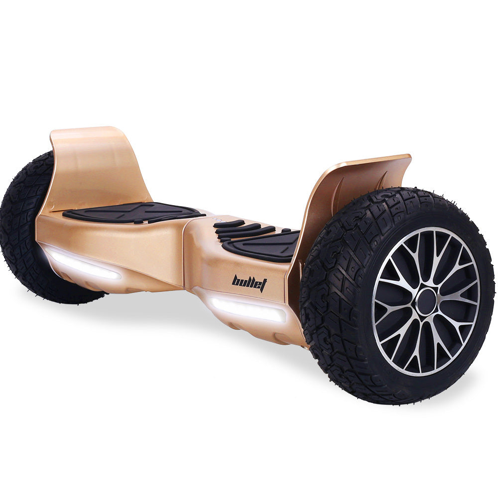 BULLET SX-4000 Hoverboard Scooter, 700W Brushless, UL Certified, AU Compliant, 8.5" Wheels, Superior Self Balancing System, LED Lights, Carry Bag, Bronze