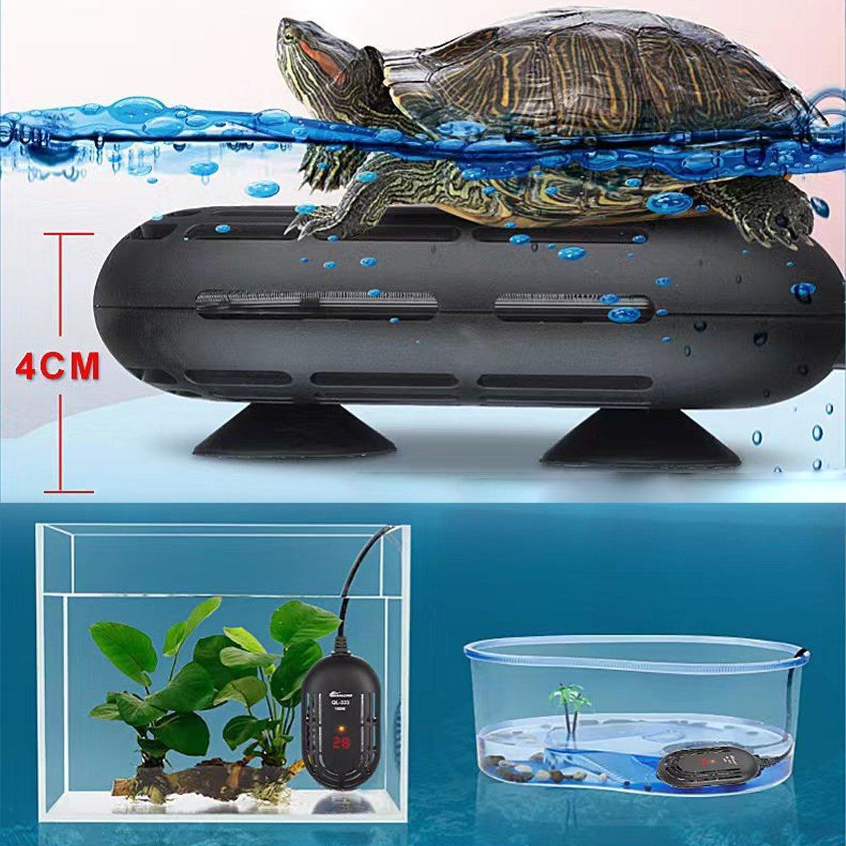 Mini Submersible Aquarium Temperature Rod with Thermostat for Fish and Turtle Tanks - 50W