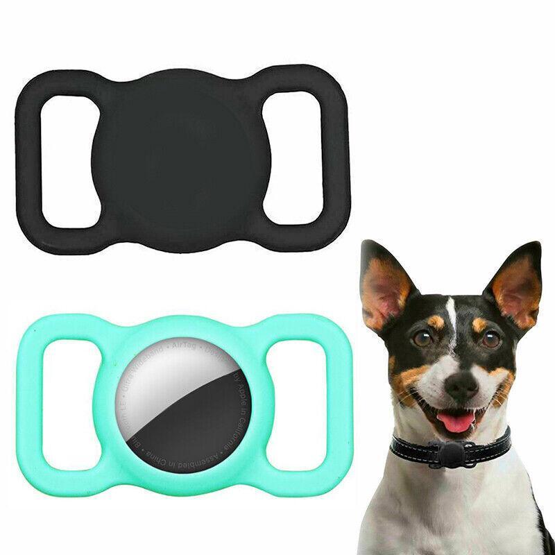 Silicone Collar Attachment Case Compatible with Tracking Device for Pets - Yellow