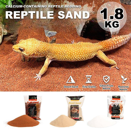 Reptile Sand Climbing Mat Pet Feeding Box Terrarium Landscaping Accessories - Yellow