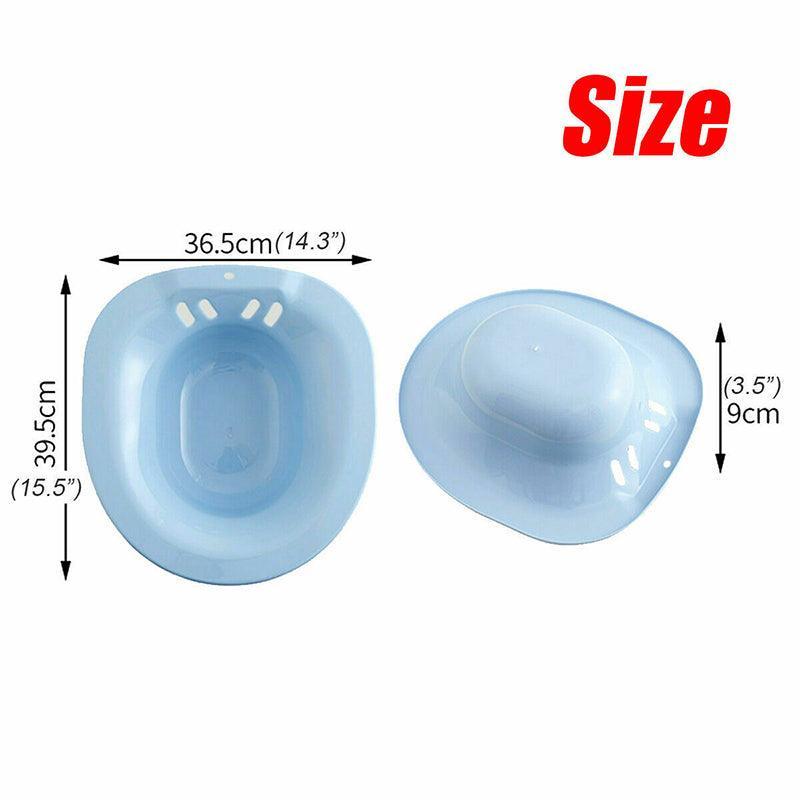 Au Portable Hemorrhoid Therapy Sitz Bath Toilet Bidet Tub For Pregnant Patientau - Blue