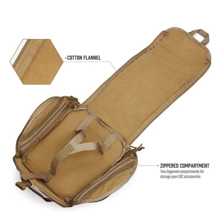 Black Tactical Helmet Bag & Utility Pouch - Padded MOLLE Gear Storage Carrier