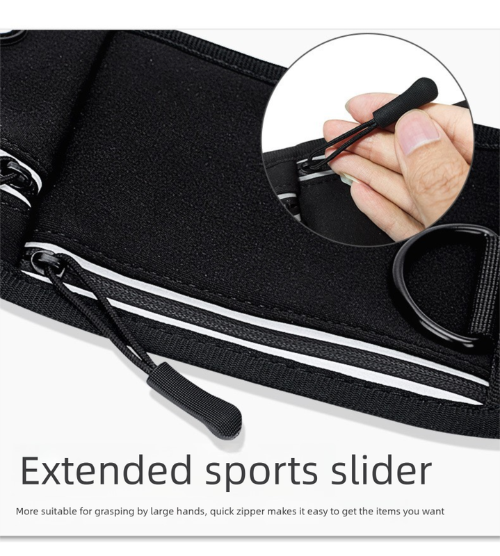 Grey Shock-Absorbing Running & Dog Walking Belt – Integrated Waist Pack with Retractable Traction Rope and Ergonomic Support