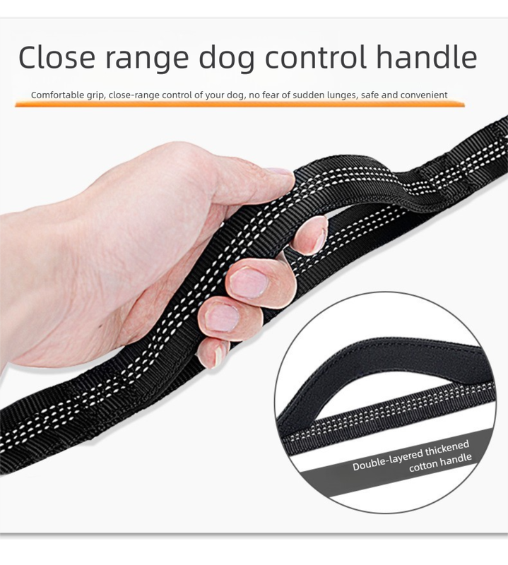 Grey Shock-Absorbing Running & Dog Walking Belt – Integrated Waist Pack with Retractable Traction Rope and Ergonomic Support