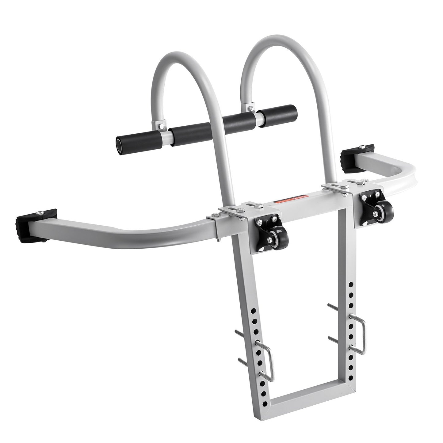VEVOR Ladder Stabilizer, 2 in 1 Extension Wall Ladder Standoff Hook, Roof Ridge Ladder Accessories Both Horizontally and Vertically, Heavy-duty Steel Rubber Grip T-Bar, Quick Access to Steep Roofs